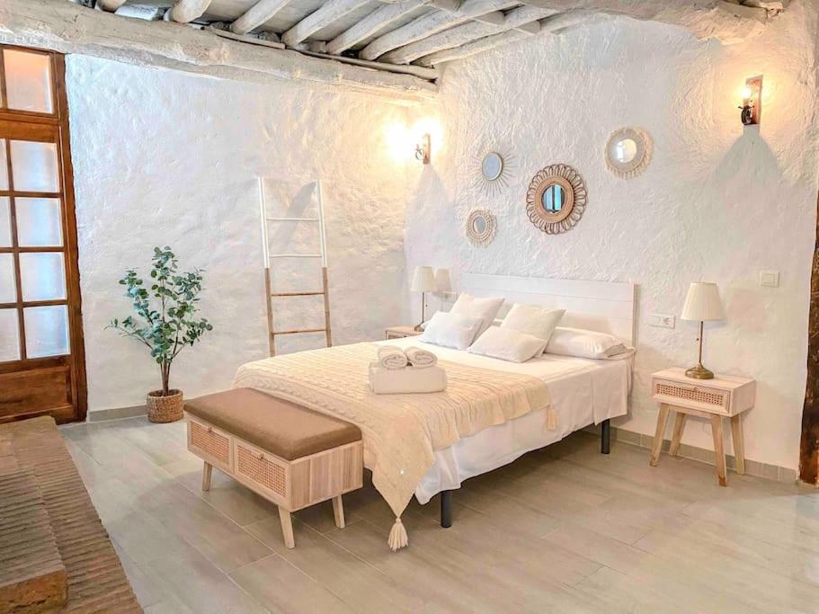 La Palmera. Casa Rural Con Piscina Privada. Benadalid المظهر الخارجي الصورة