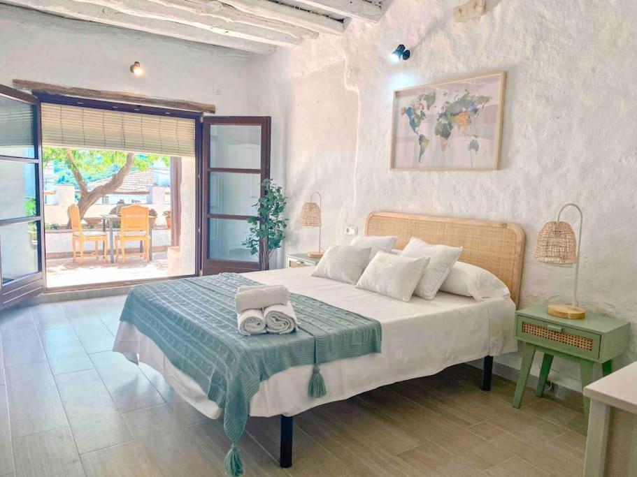 La Palmera. Casa Rural Con Piscina Privada. Benadalid المظهر الخارجي الصورة